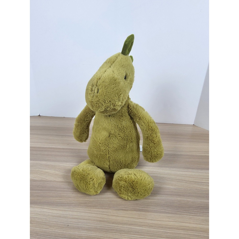 Jellycat Bashful Dino Plush Animal Green Medium Cute Cuddle Dinosaur 9" with TAG